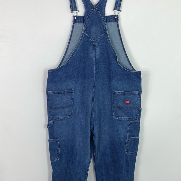 Dickies Overalls Womens 2XL Blue Relaxed Straight Workwear Bibs Adjustable - Picture 11 of 16